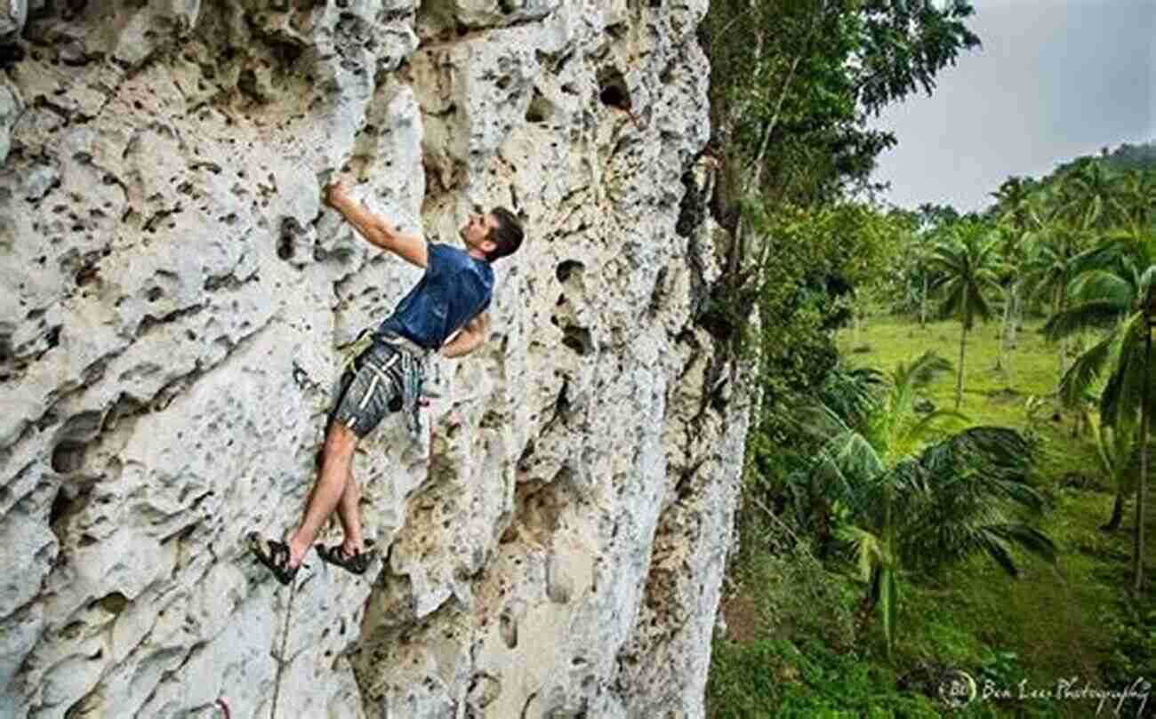 A Climber Enjoying A Scenic View While Rock Climbing In Cebu Philippines CEBU PHILIPPINES Rock Climbing Guidebook