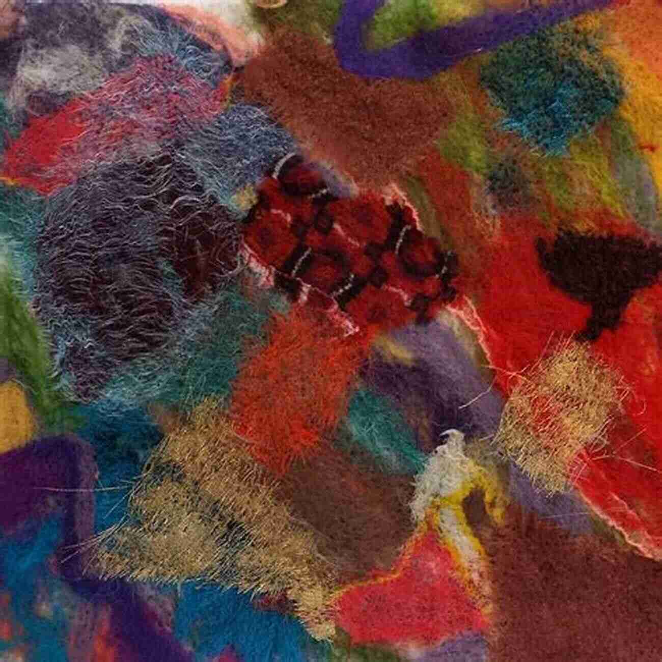 A Colorful Needle Felting Creation Quintessential Guide To Needle Felting For Novices And Dummies