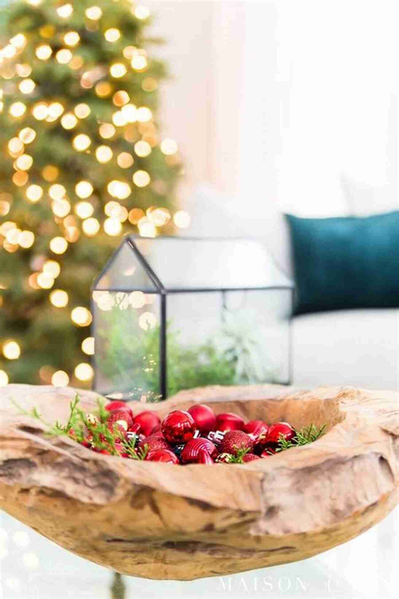 A Cozy Living Room Adorned With Christmas Decorations, Where Family And Friends Gather To Celebrate The Holiday Season I Ll Be Home For Christmas