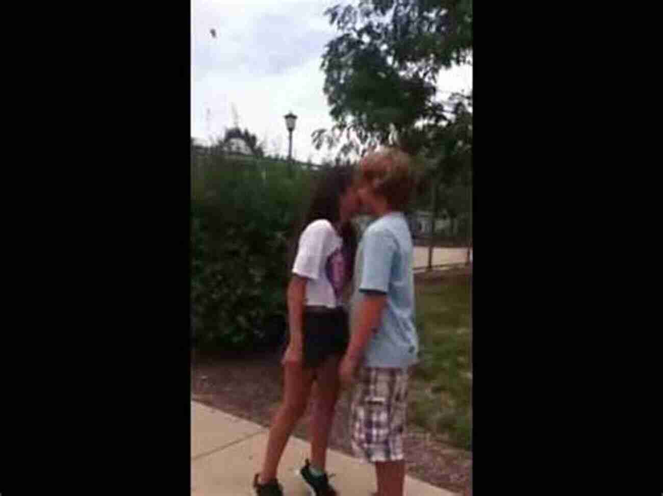 A High School Boy And Girl Sharing Their First Kiss High School Boys (Plus: More His Kiss)