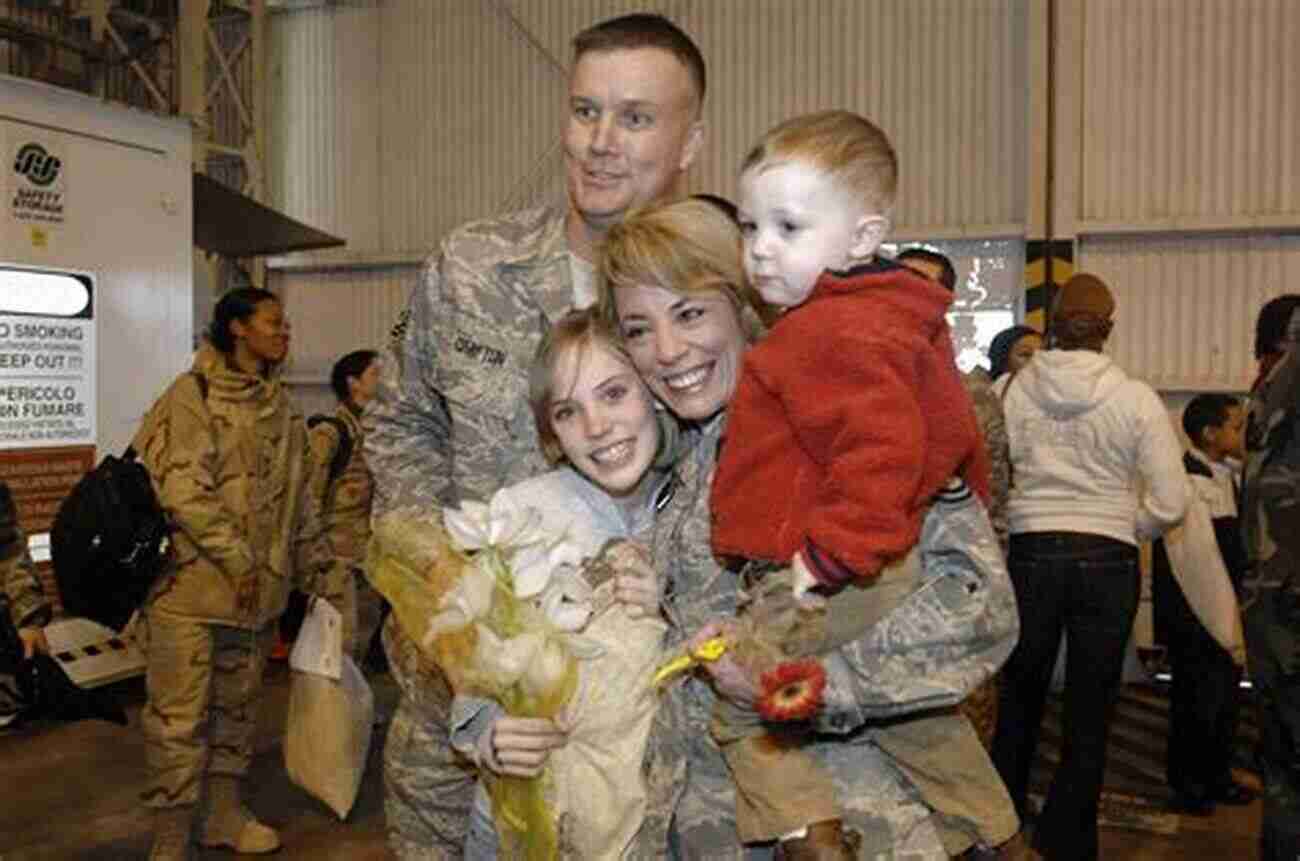 A Military Family Embracing Each Other After A Long Deployment 15 Years Of War: How The Longest War In U S History Affected A Military Family In Love Loss And The Cost Of Service