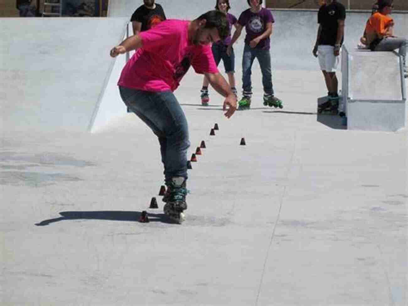 An Incredible Freestyle Slalom Skater Performing Complex Maneuvers With Absolute Precision And Grace The Art Of Falling: Freestyle Slalom Skating