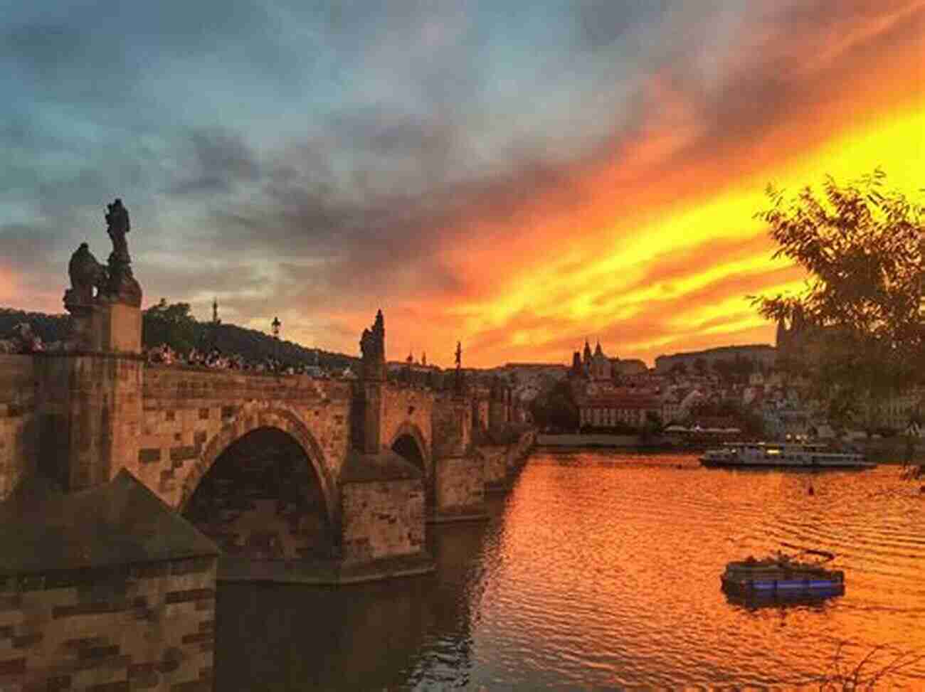 Beautiful View Of Charles Bridge In Prague At Sunset 24 Hours In Prague V D Bucket