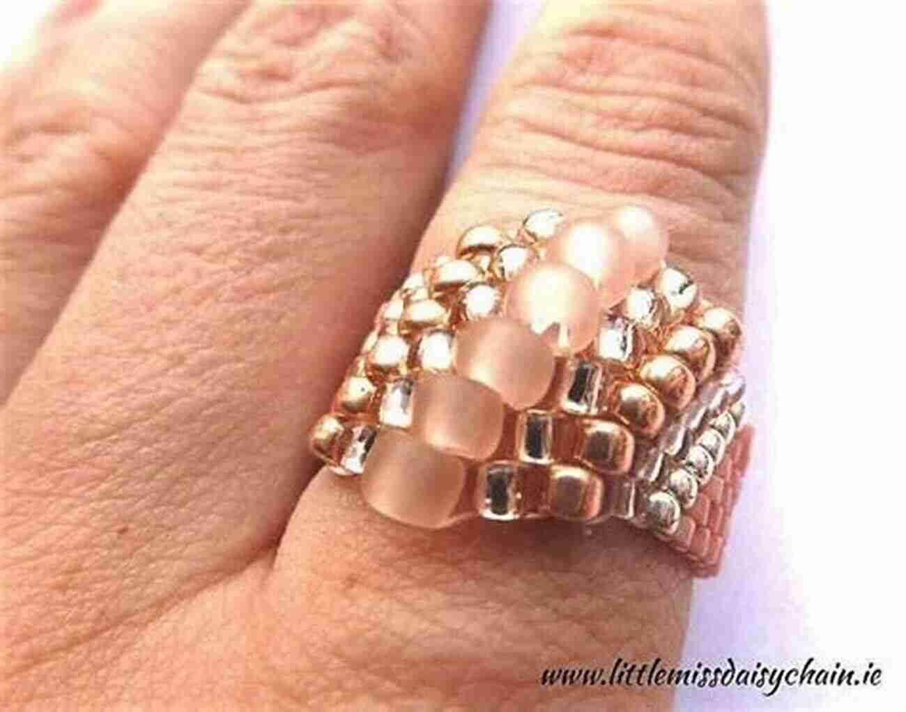 Cellini Spiral Ring With A Spiral Bead Pattern A Beaded Romance: 26 Beadweaving Patterns And Projects For Gorgeous Jewelry