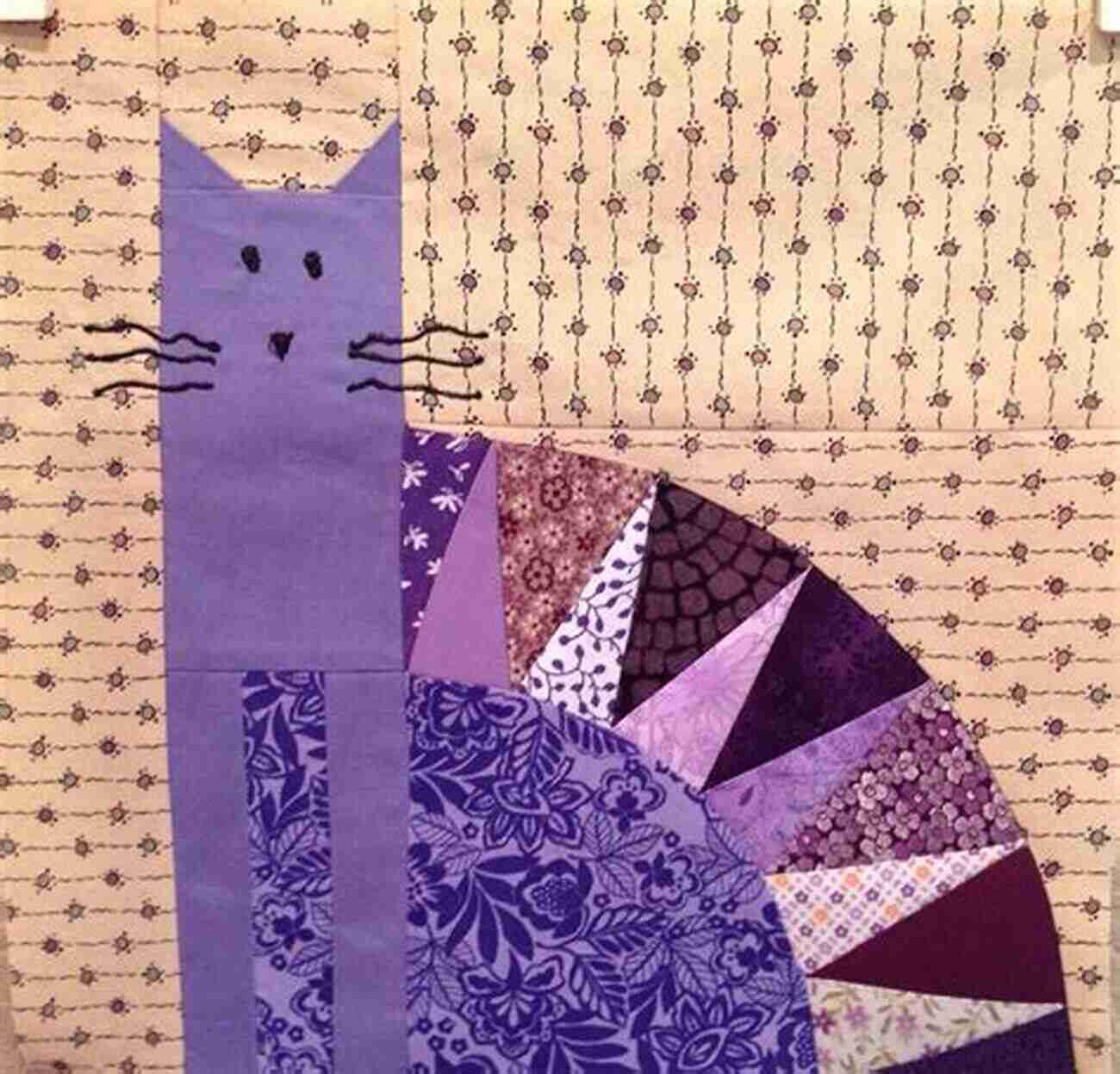 Charming Paper Pieced Cat Pattern Adorable Animal Quilting: 20+ Charming Patterns For Paper Pieced Dogs Cats Turtles Monkeys And More