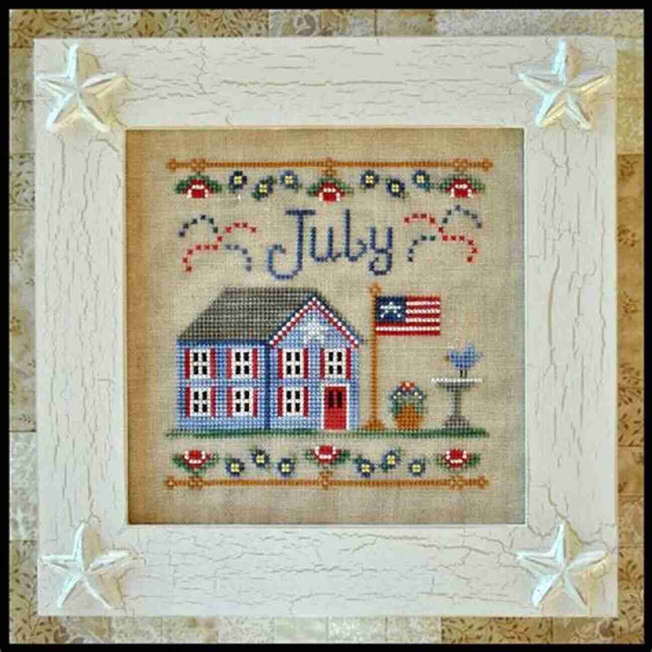 Country Cottage Cross Stitch Pattern