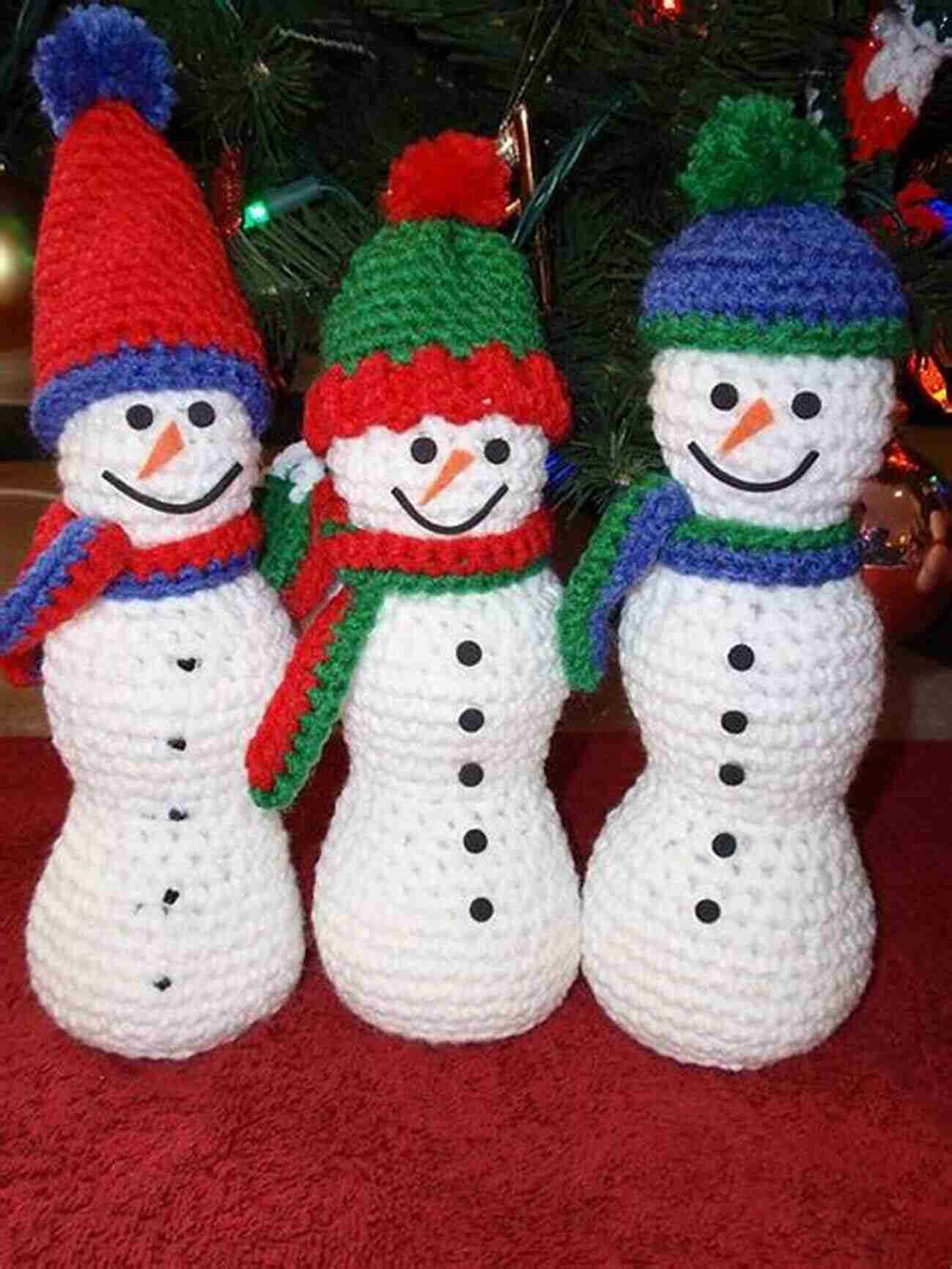 Crochet Little Christmas Animals Jolly Snowman Pattern Crochet Little Christmas Animals: Crochet Cute Christmas Patterns