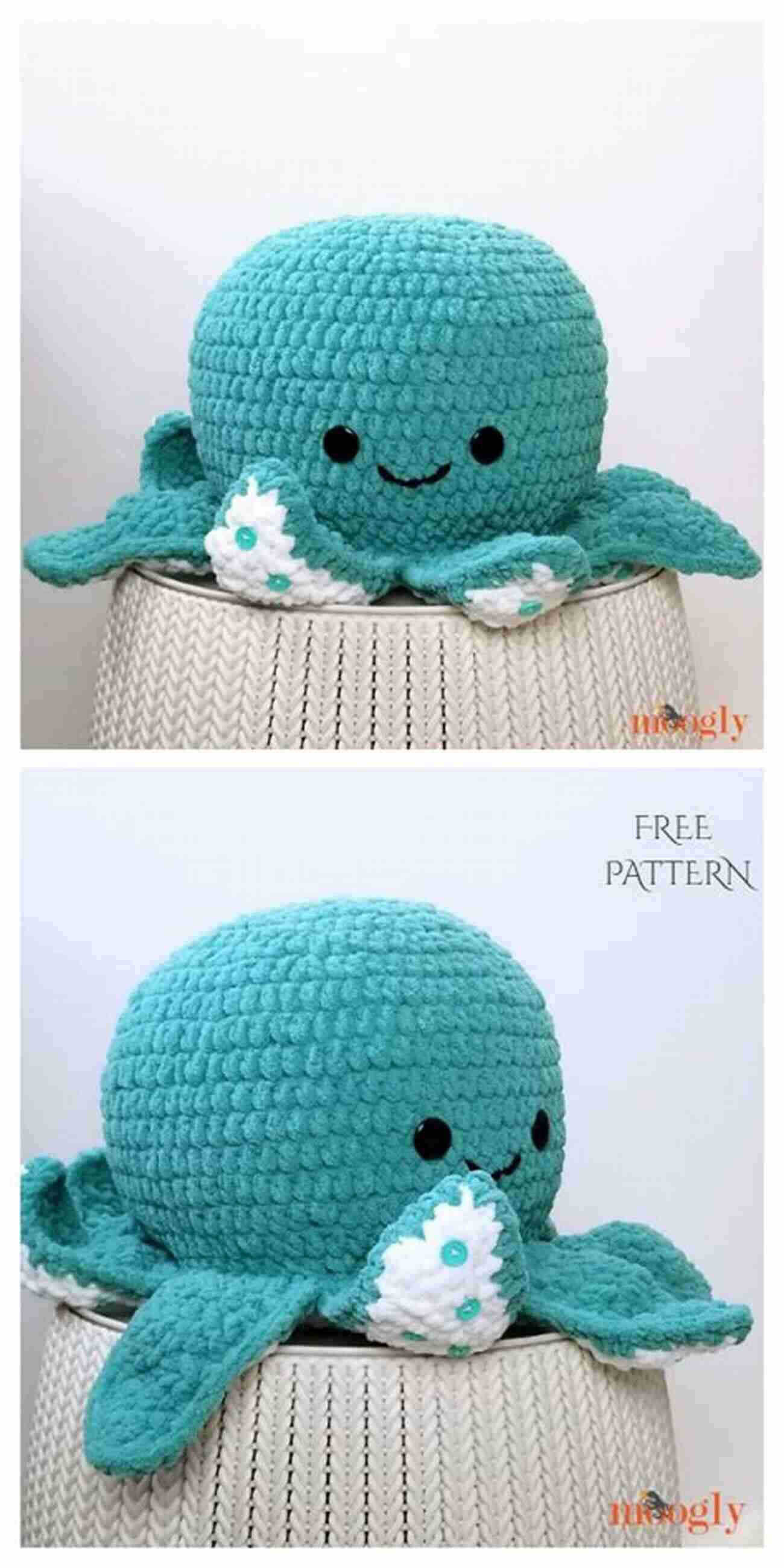 Crochet Octopus Fun Animal Pillows: 9 Huggable Friends To Stitch For Little Ones (Crochet)