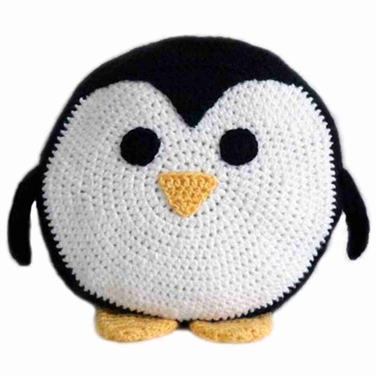 Crochet Penguin Fun Animal Pillows: 9 Huggable Friends To Stitch For Little Ones (Crochet)