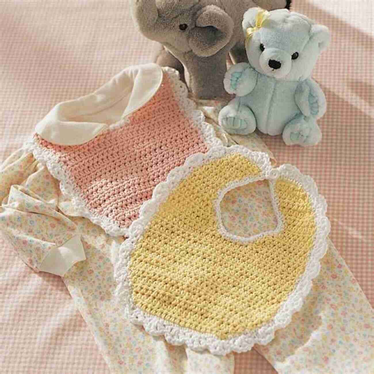 Crochet Pattern For A Cute Baby Bib Crochet Patterns For Baby Items: Baby Crochet Patterns For Beginners To Advaced