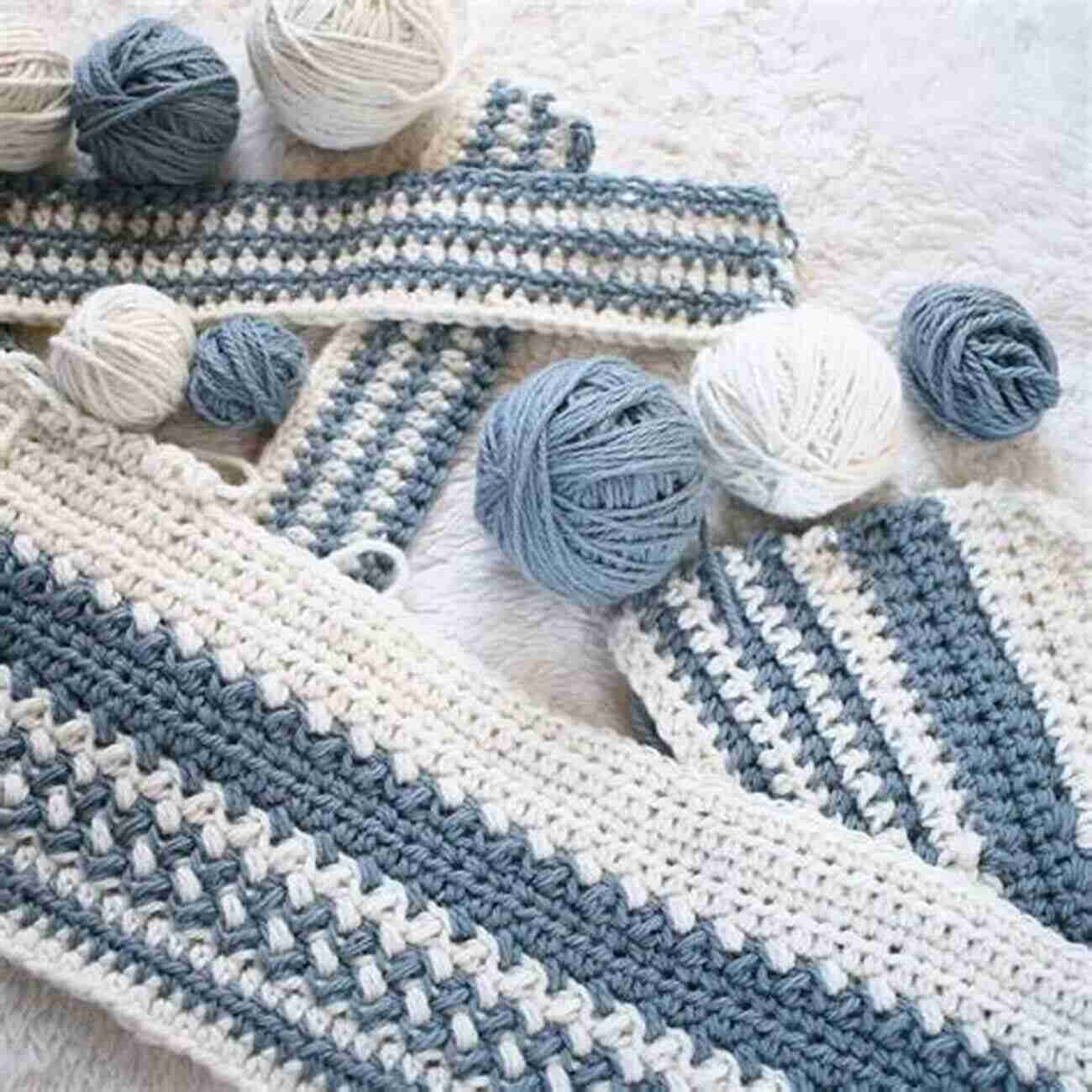 Crochet Pattern For A Striped Baby Blanket Crochet Patterns For Baby Items: Baby Crochet Patterns For Beginners To Advaced