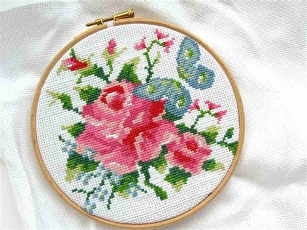 Cross Stitch In Progress Each Stitch Adds To The Beauty Of The Artwork. Butterfly 20 Cross Stitch Pattern Mother Bee Designs