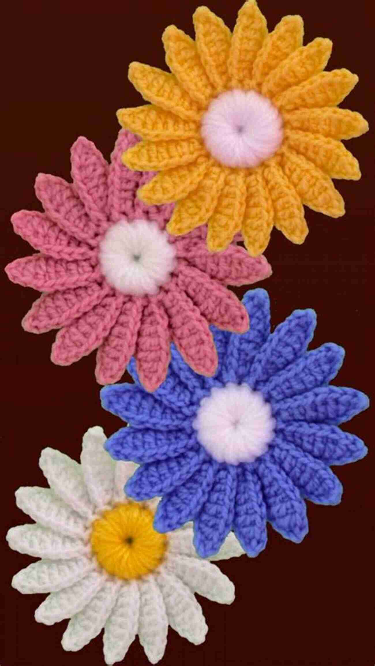 Daisy Delight Pattern Flowers Crochet Pattern Tutorial: Stunning Flowers Pattern For Beginners