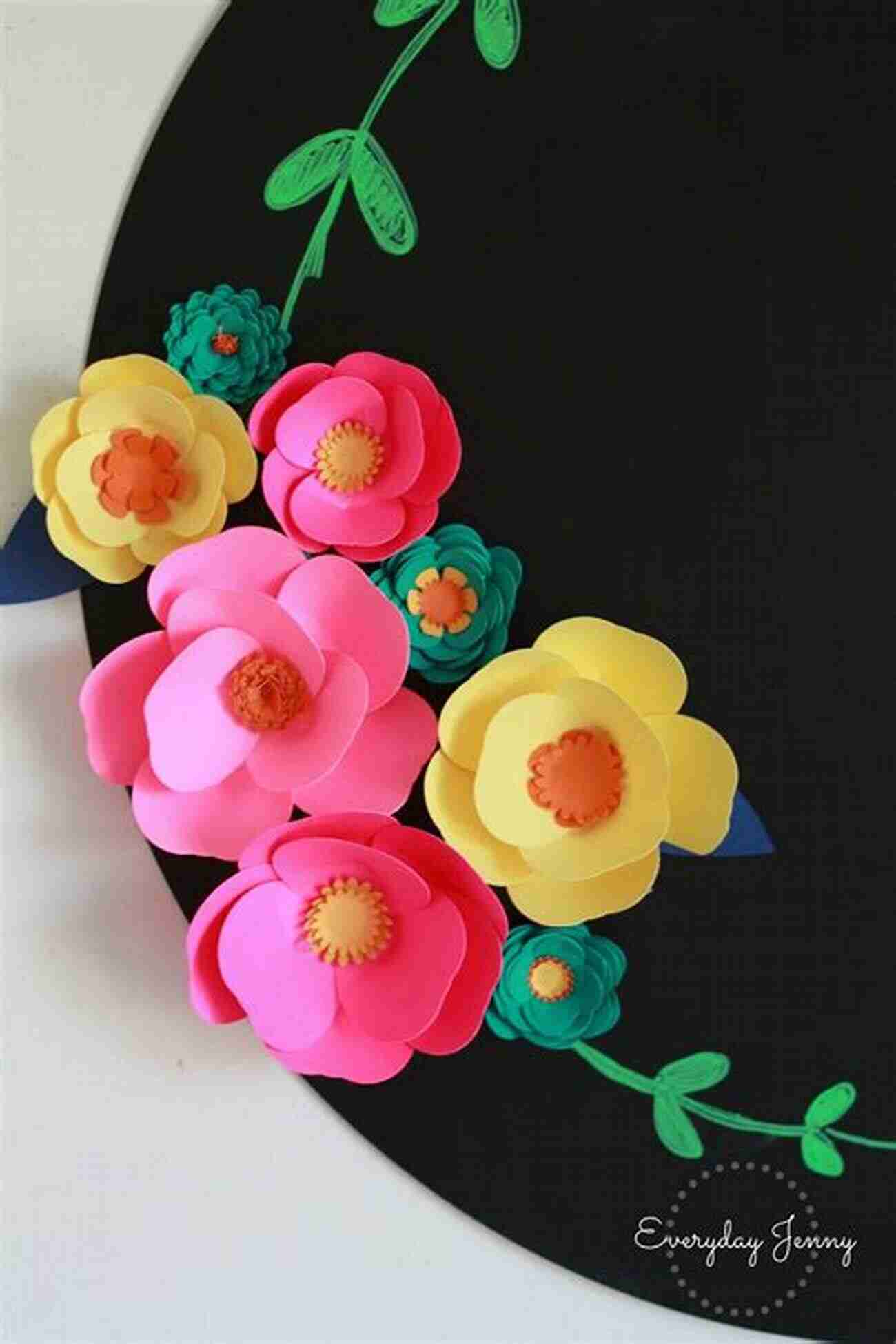 Delicate Paper Flowers Cricut Craft Great Ideas For DIY Cricut: Lovely Cricut Crafts You Can Try At Home