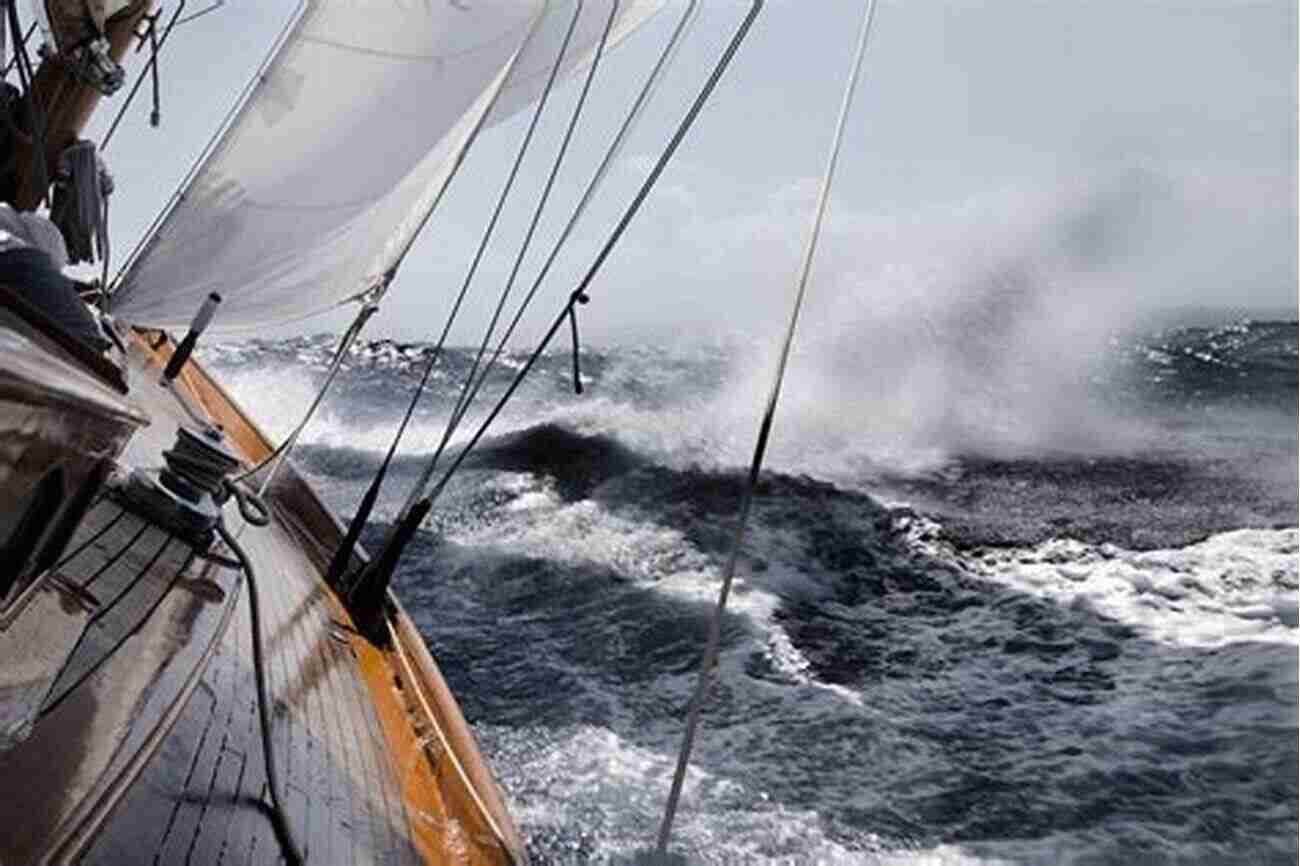 Elegant Clipper Ship Racing Through Stormy Waters All I Ask Is A Tall Ship