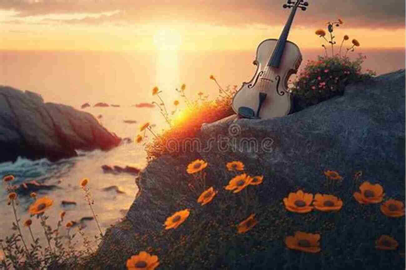 Eternal Serenade A Captivating Violin Performance Against A Backdrop Of A Stunning Sunset. SONGS Of The Shepherd King