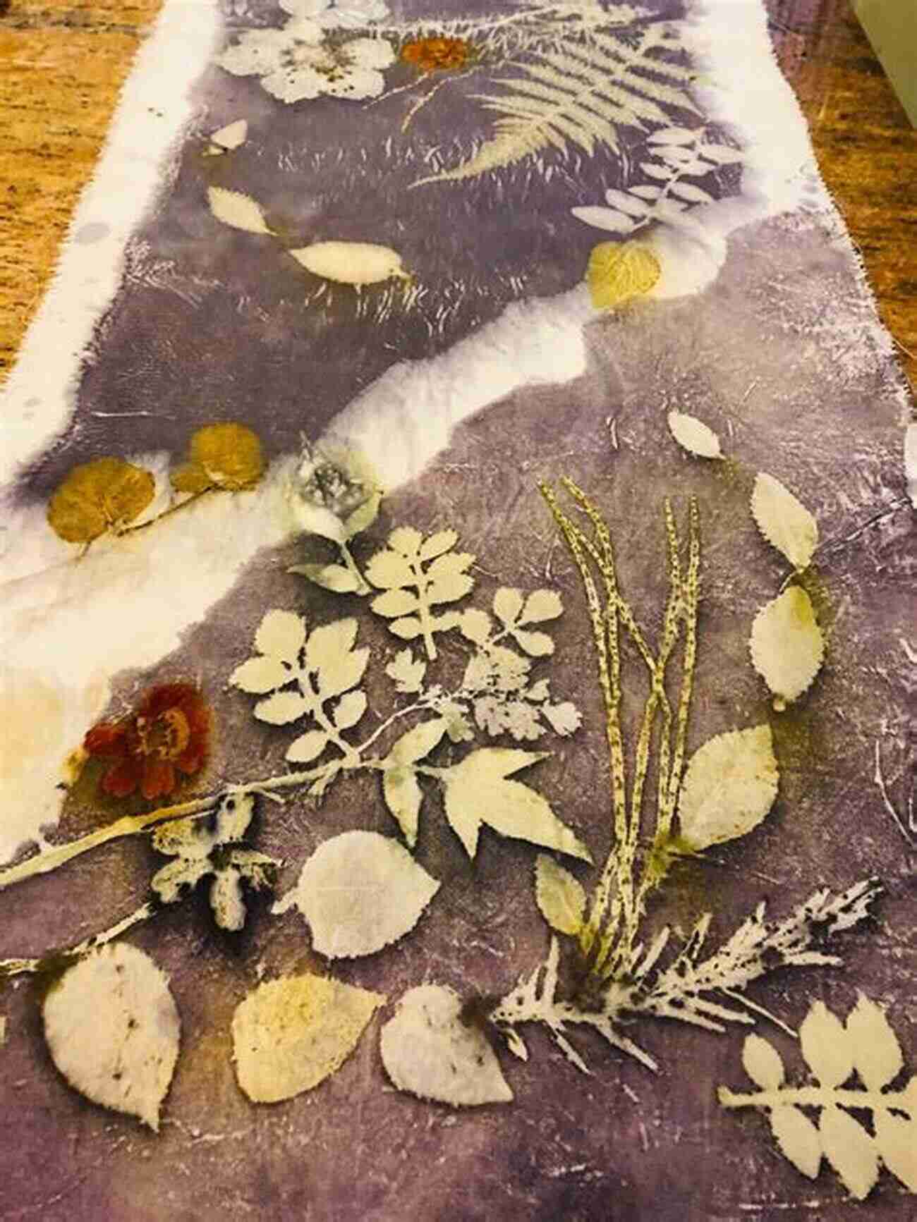 Fabric With Botanical Eco Prints Natural Dying Craft Ideas: Homemade Projects With Natural Dyes: Natural Dye Projects