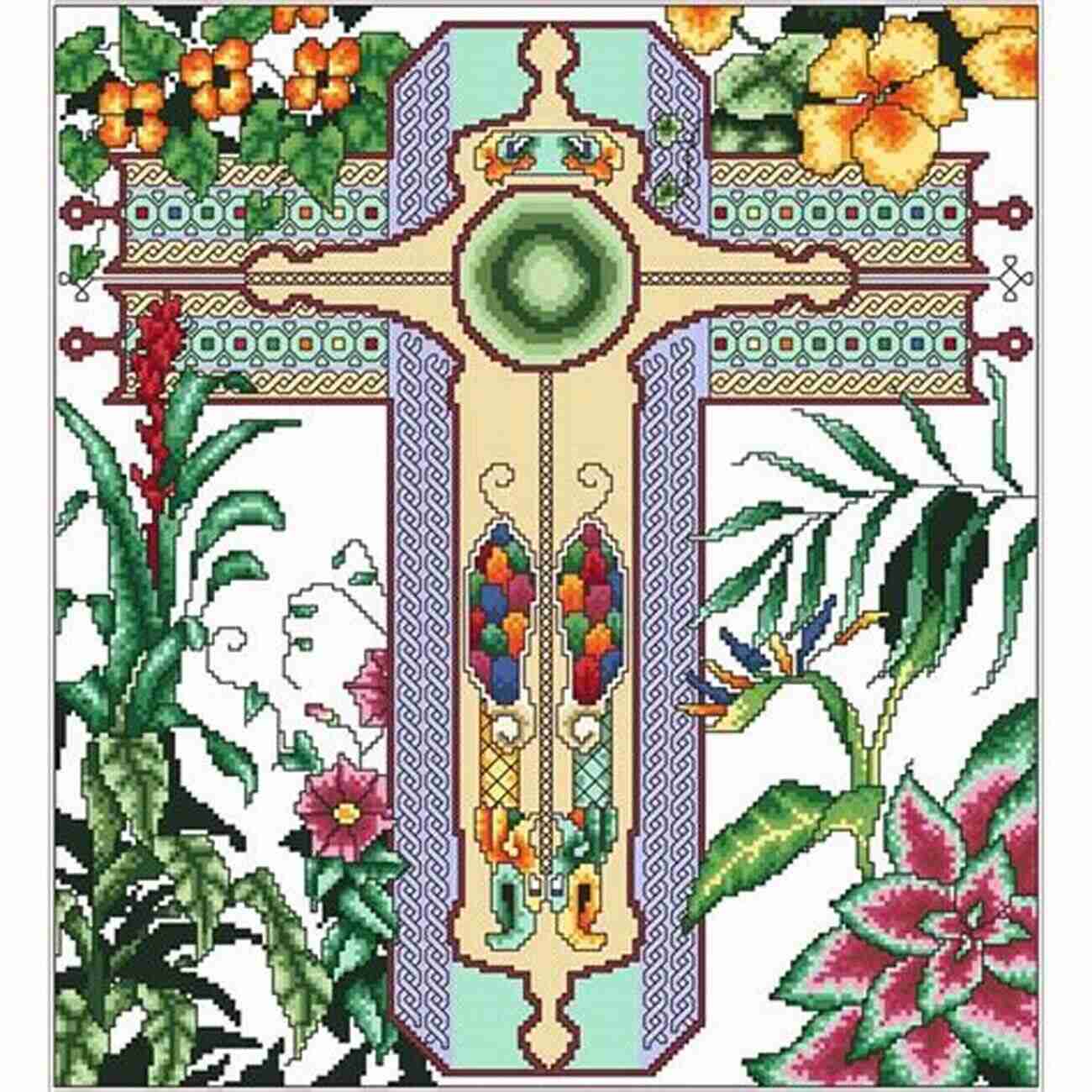 Finished Celtic Ornament Cross Stitch Artwork Celtic Ornament Cross Stitch Pattern