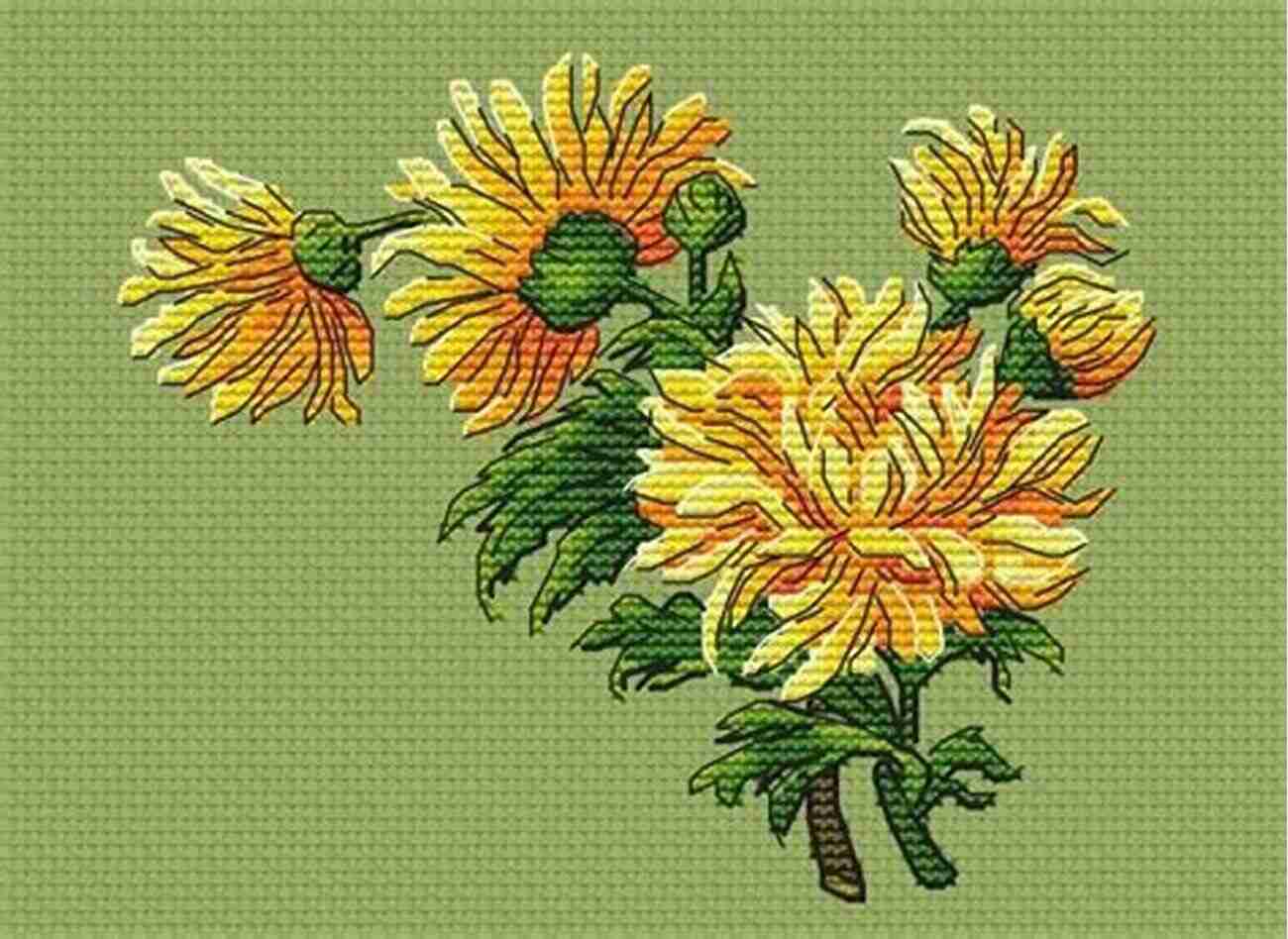 Flowers In Threads Chrysanthemum Pattern A Delicate Masterpiece Flowers In Threads: Chrysanthemum Pattern