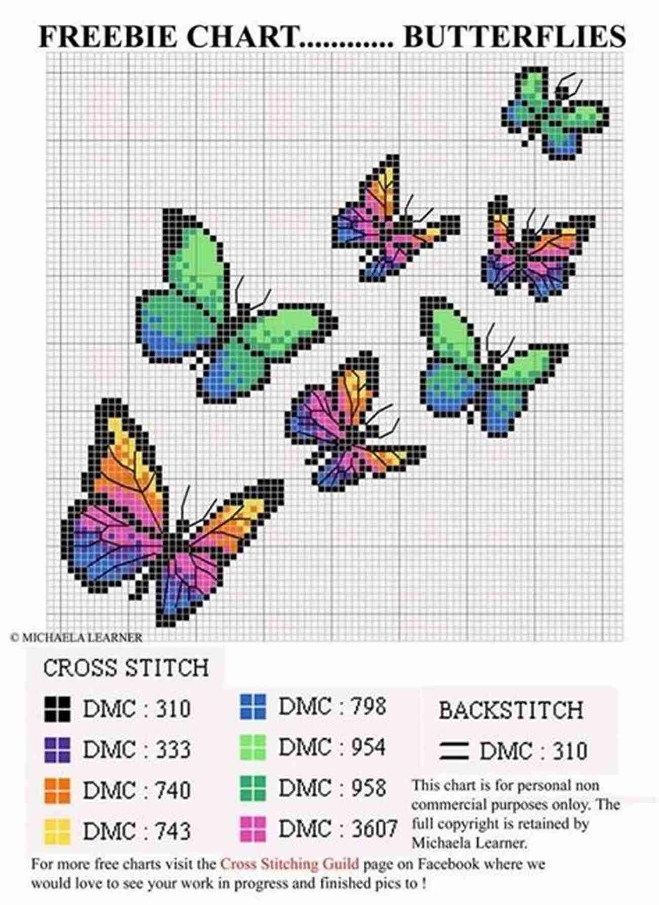 Gorgeous Butterfly Cross Stitch Pattern An Intricate Design For All Levels Of Expertise. Butterfly 20 Cross Stitch Pattern Mother Bee Designs