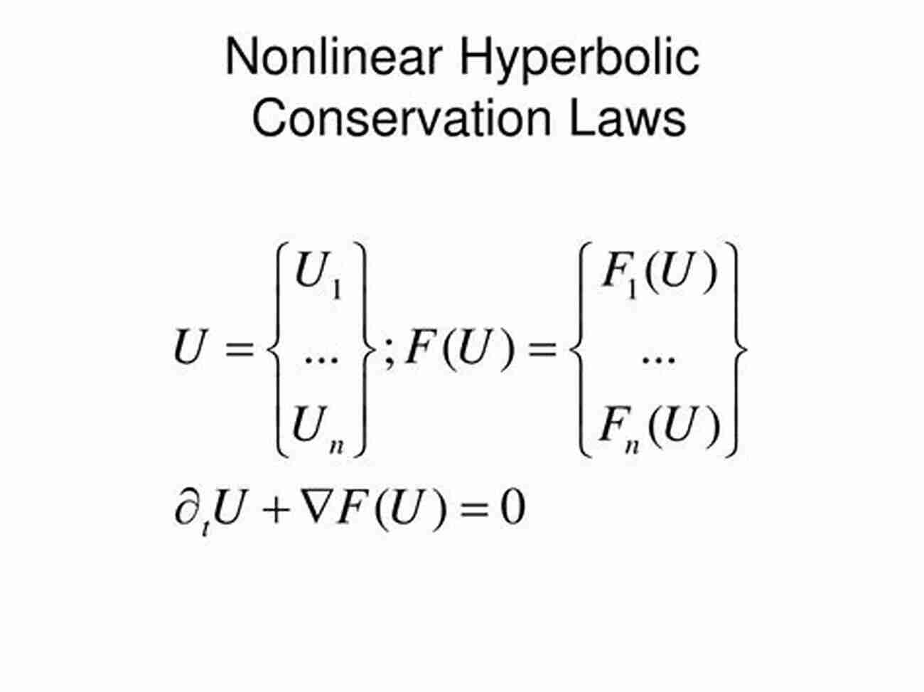 Hyperbolic Conservation Laws Equation Front Tracking For Hyperbolic Conservation Laws (Applied Mathematical Sciences 152)