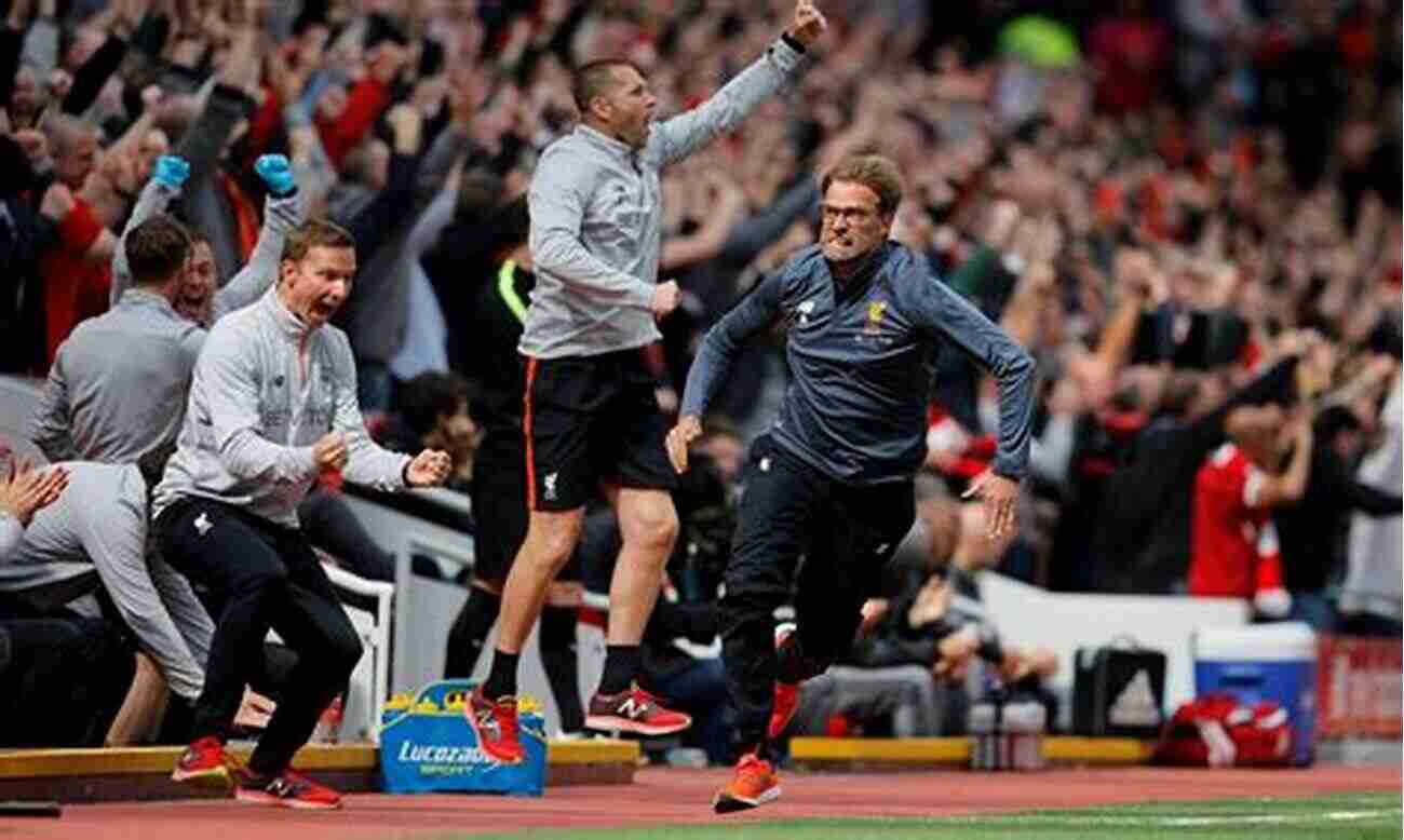 Jurgen Klopp Celebrating Liverpool's Comeback Against Barcelona King Klopp: Rebuilding The Liverpool Dynasty