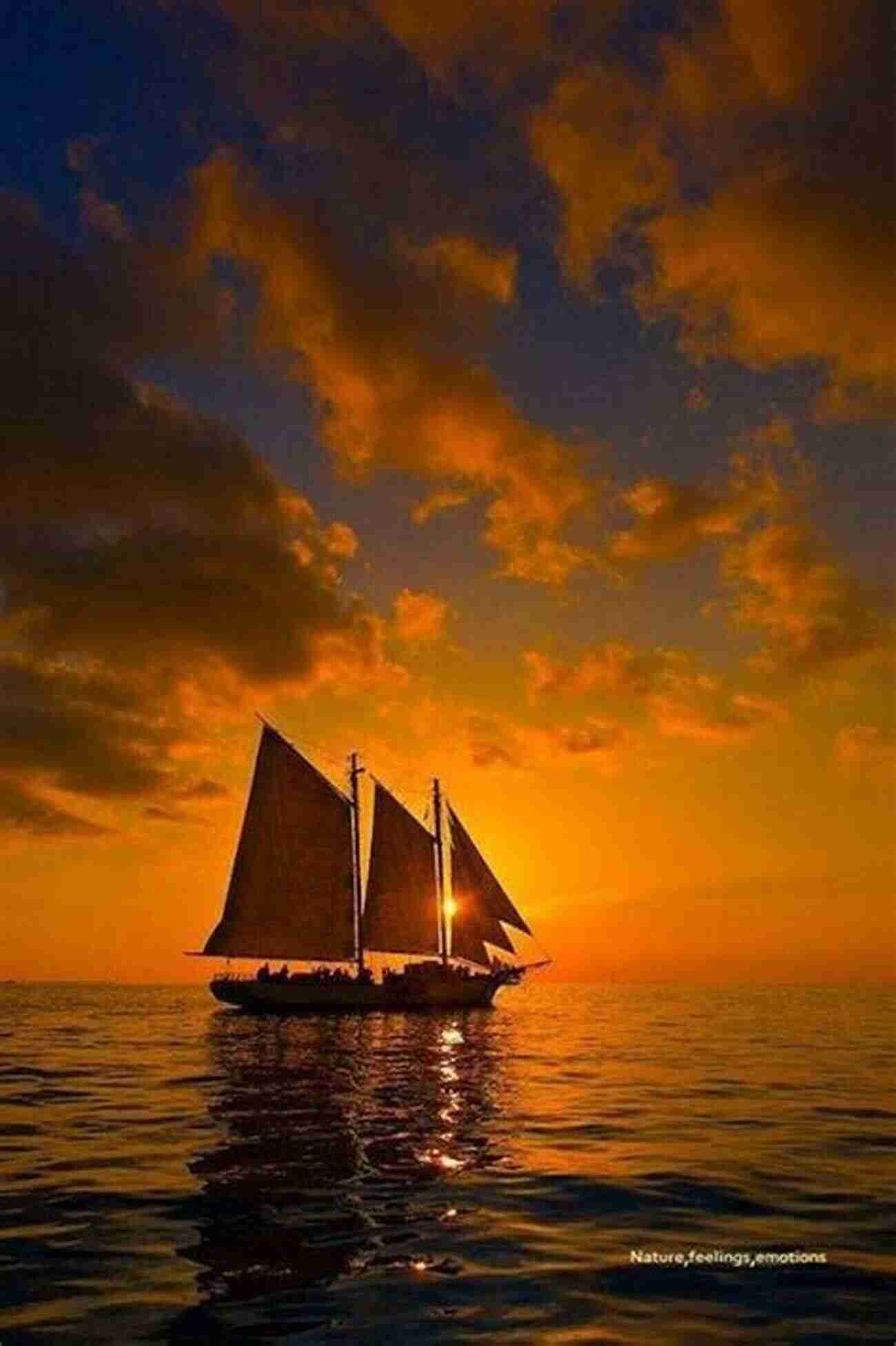 Majestic Tall Ship Sailing Into The Sunset All I Ask Is A Tall Ship