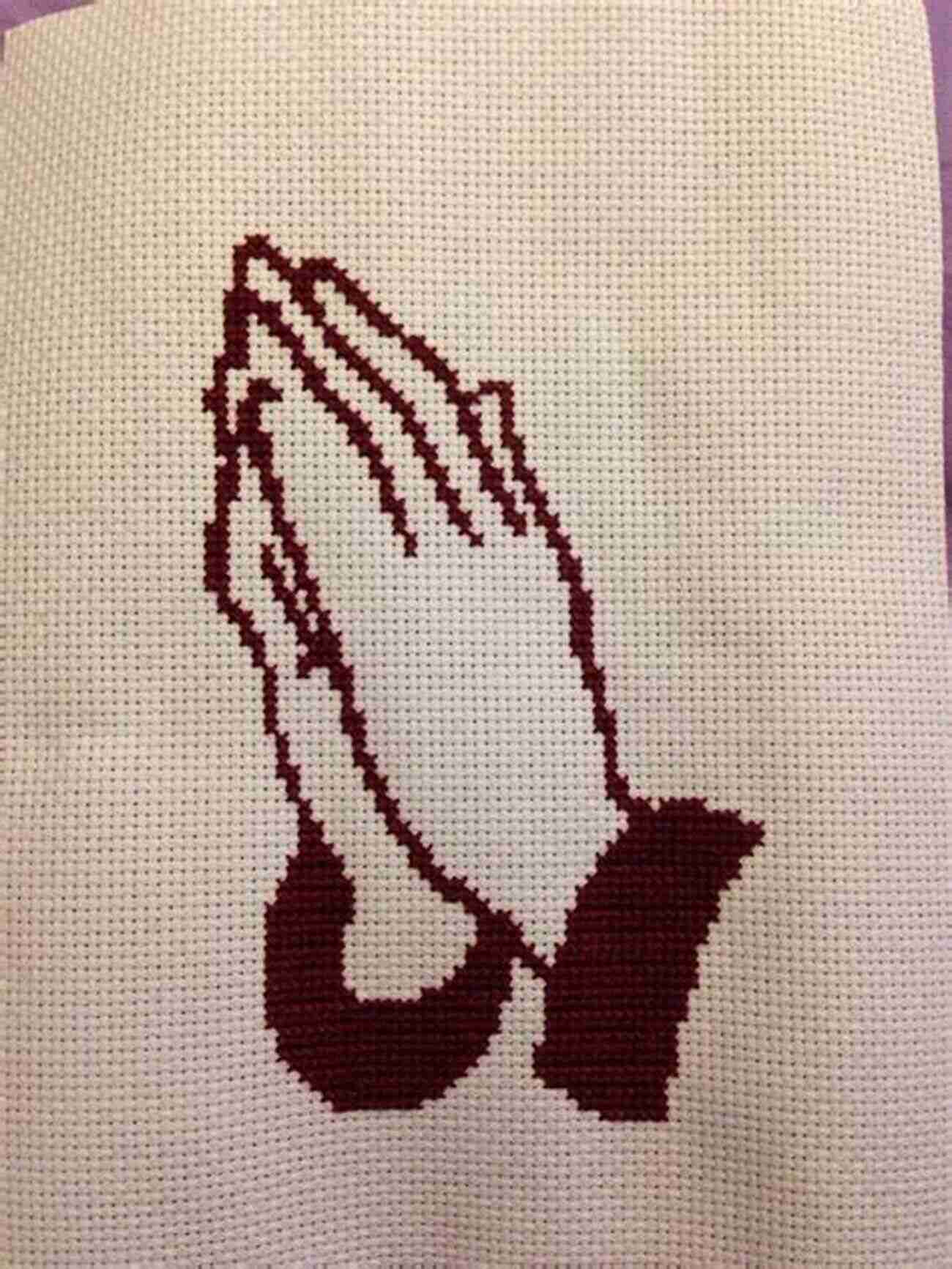 Praying Hands Cross Stitch Pattern A Beautiful Creation Praying Hands Cross Stitch Pattern