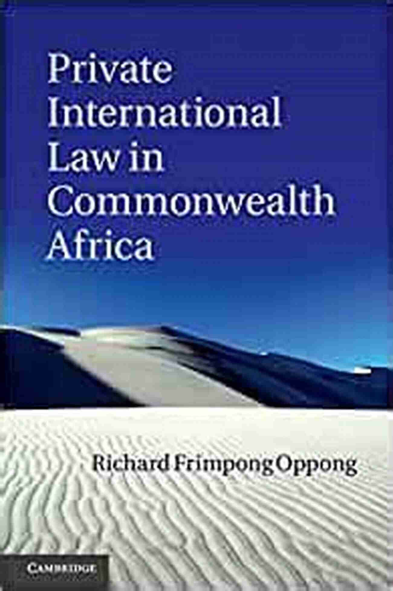 Private International Law in Commonwealth Africa