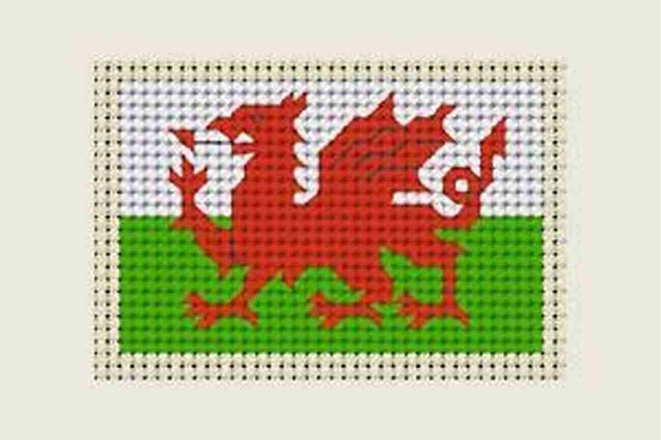 Purchase Now Wales Dragon Flag Cross Stitch Pattern