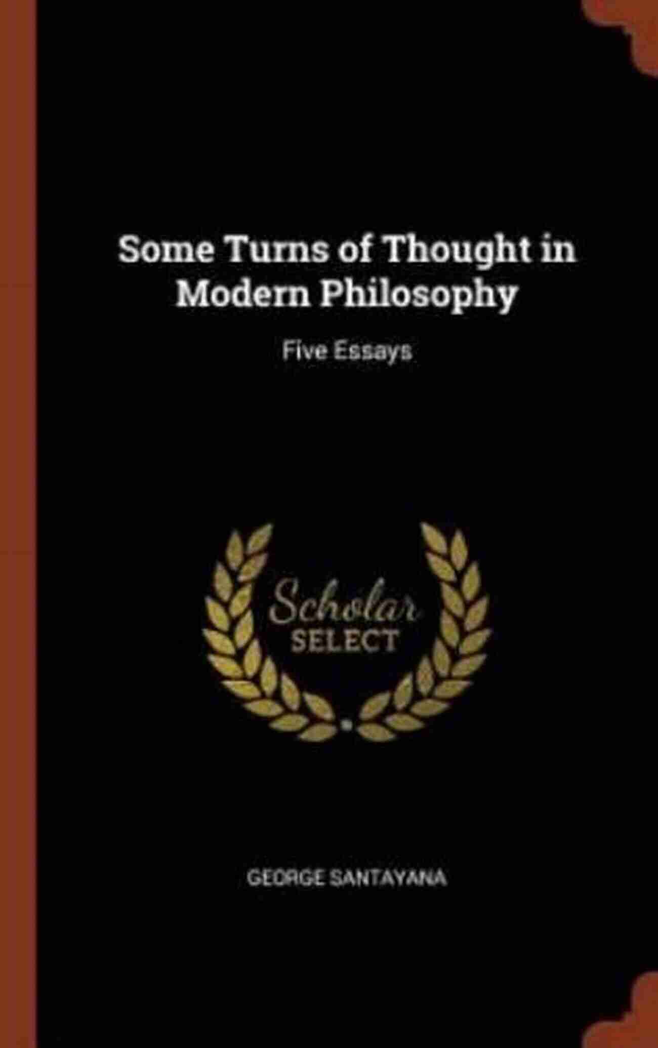 Some Turns Of Thought In Modern Philosophy Five Essays Cover Some Turns Of Thought In Modern Philosophy Five Essays