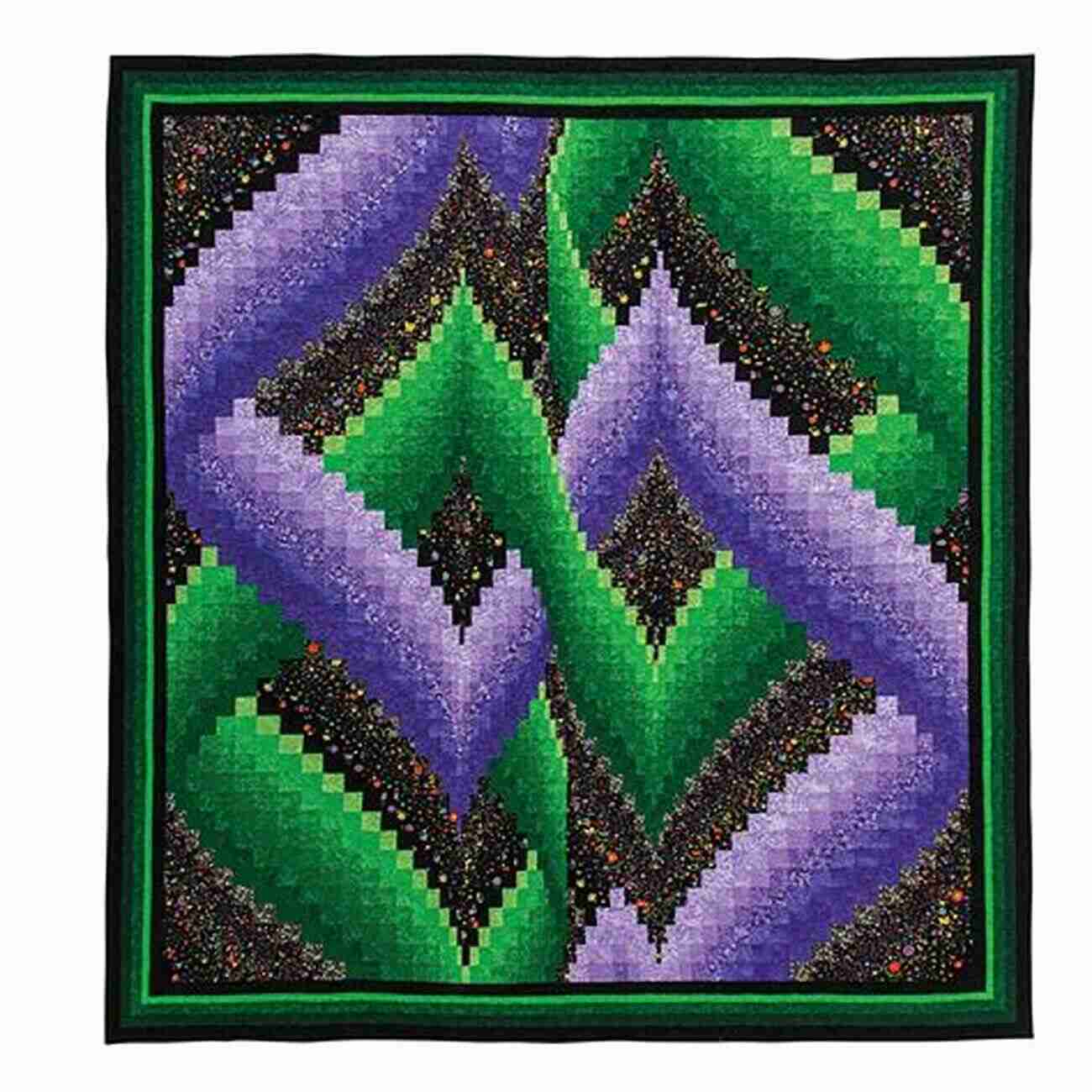 Stunning Braided Bargello Quilt Showcased On A Bed Braided Bargello Quilts: Simple Process Dynamic Designs 16 Projects