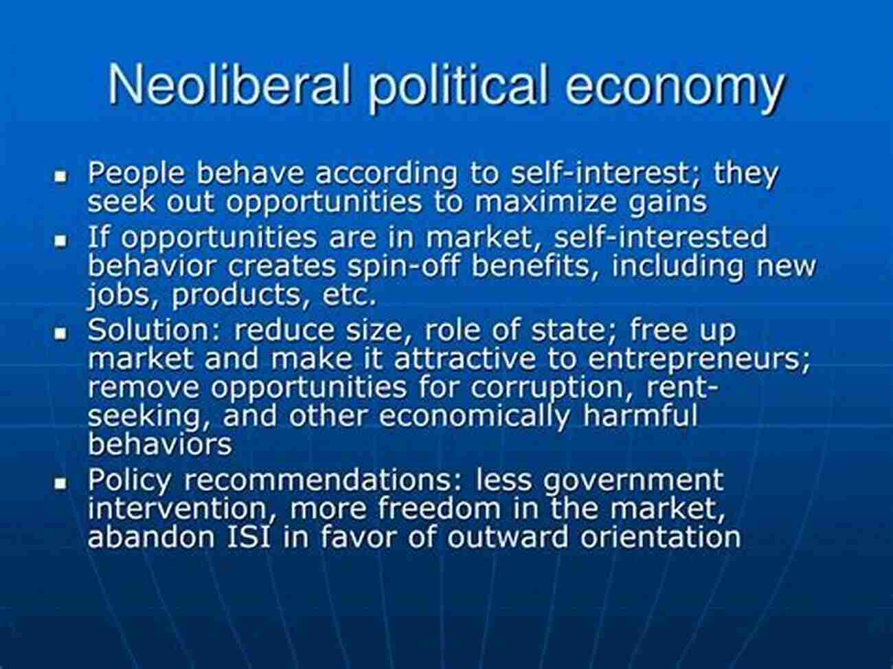 The Impact Of Neoliberalism On Society And The Economy Neoliberalism: A Very Short (Very Short s)