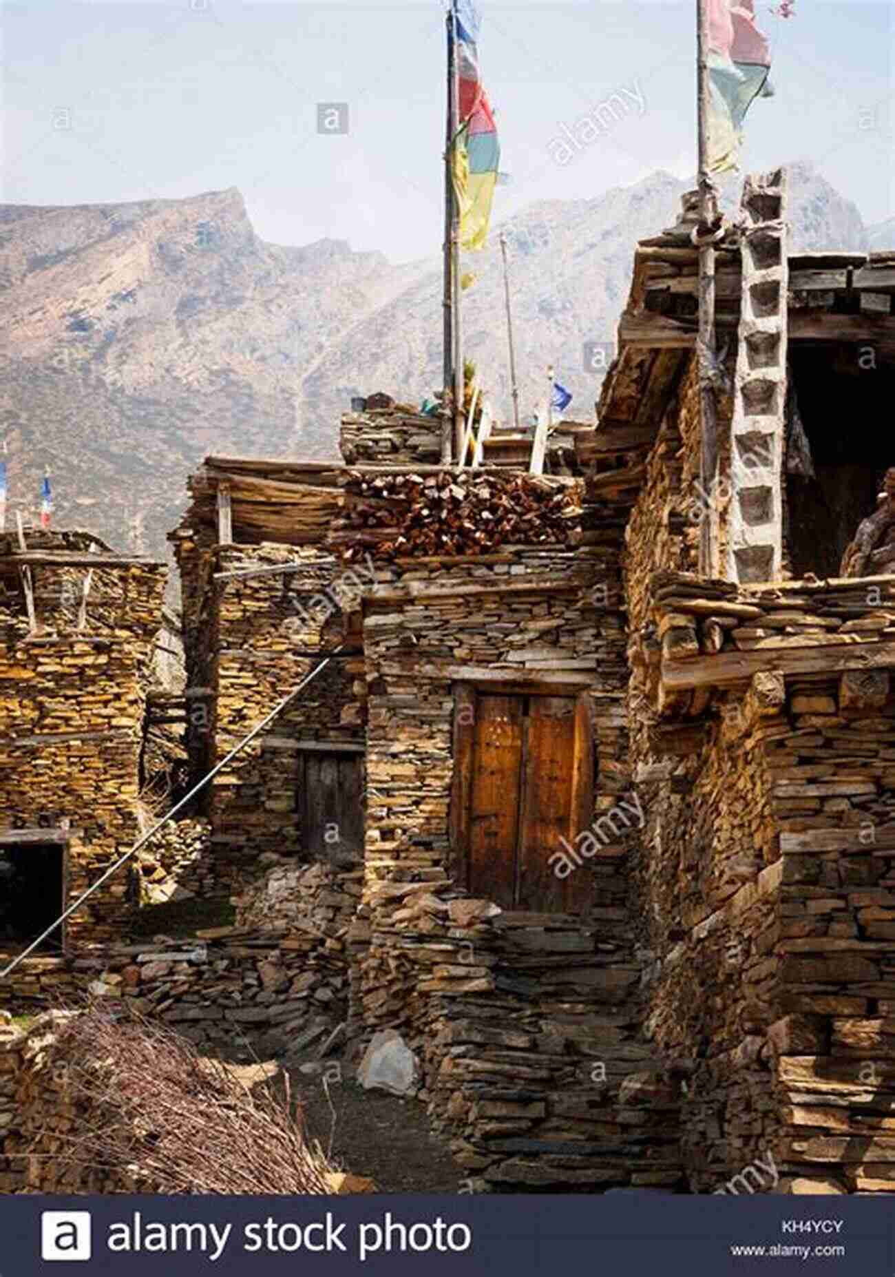 Village Along The Annapurna Circuit Getting High: The Annapurna Circuit In Nepal