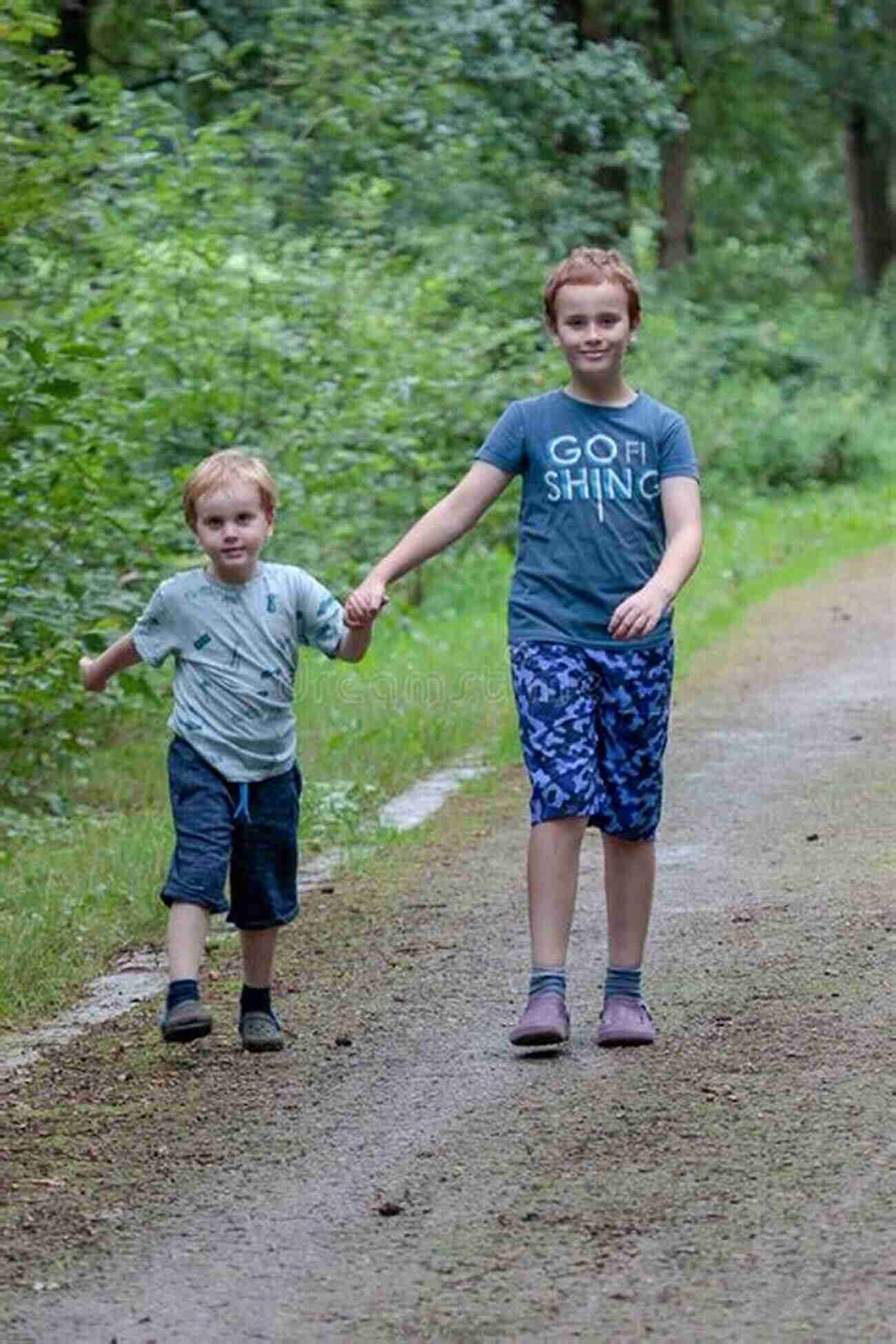 Two Brothers Walking Hand In Hand Through A Field Of Flowers Sibling Stories: From A Brother