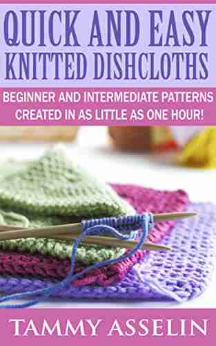 QUICK AND EASY KNITTED DISHCLOTHS: BEGINNER TO INTERMEDIATE PATTERNS CREATED IN AS LITTLE AS ONE HOUR