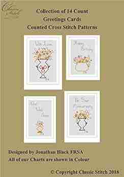 Collection of 14 Count Greetings Cards Cross Stitch Patterns