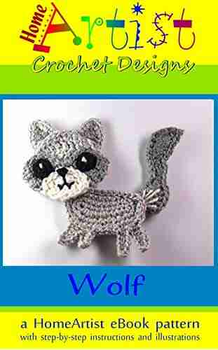 Applique Pattern For Crochet Wolf By HomeArtist Designs