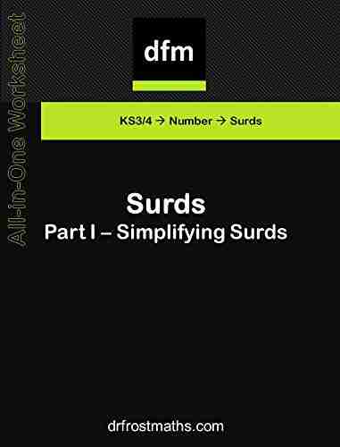 All in One Worksheet Surds Part I Simplifying Surds