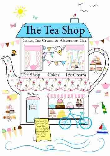 THE TEA SHOP: Cakes Ice Cream Afternoon Tea (Sewing Knitting Baking 1)