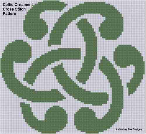 Celtic Ornament Cross Stitch Pattern